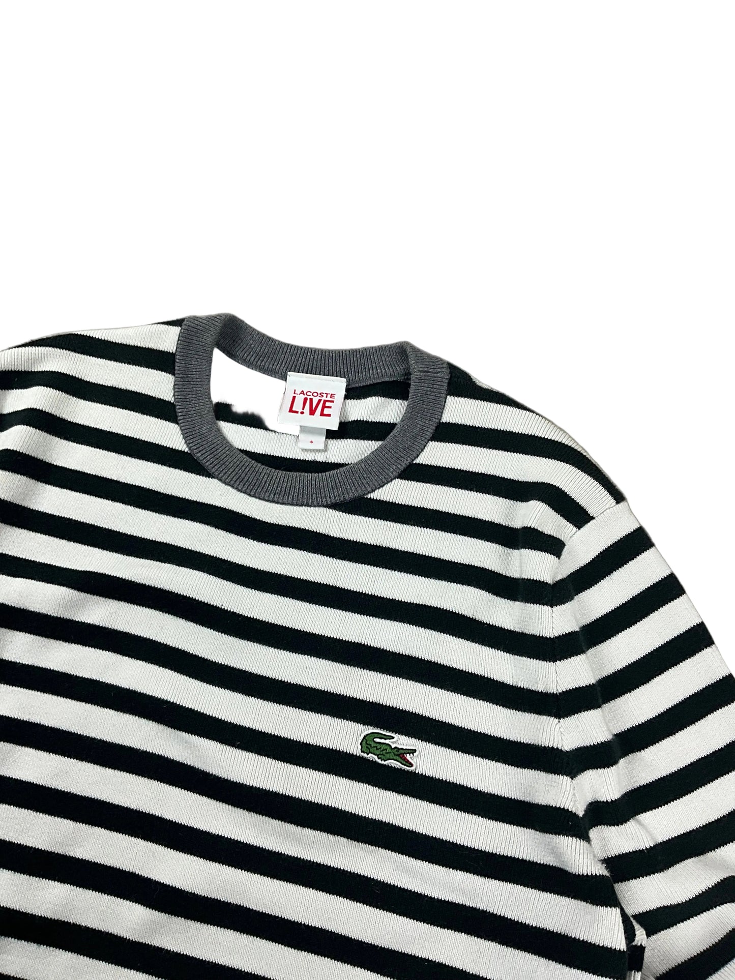 Lacoste streifen Sweater (S-M)