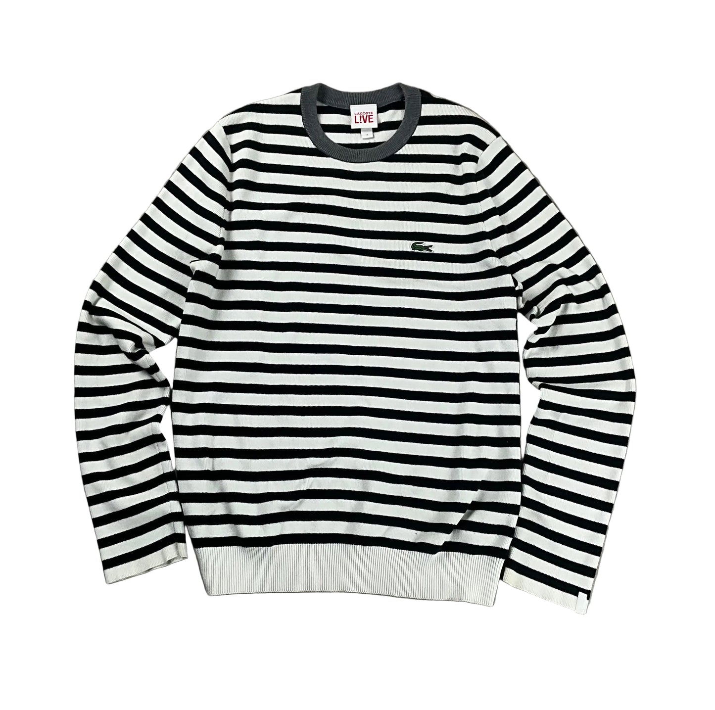 Lacoste streifen Sweater (S-M)