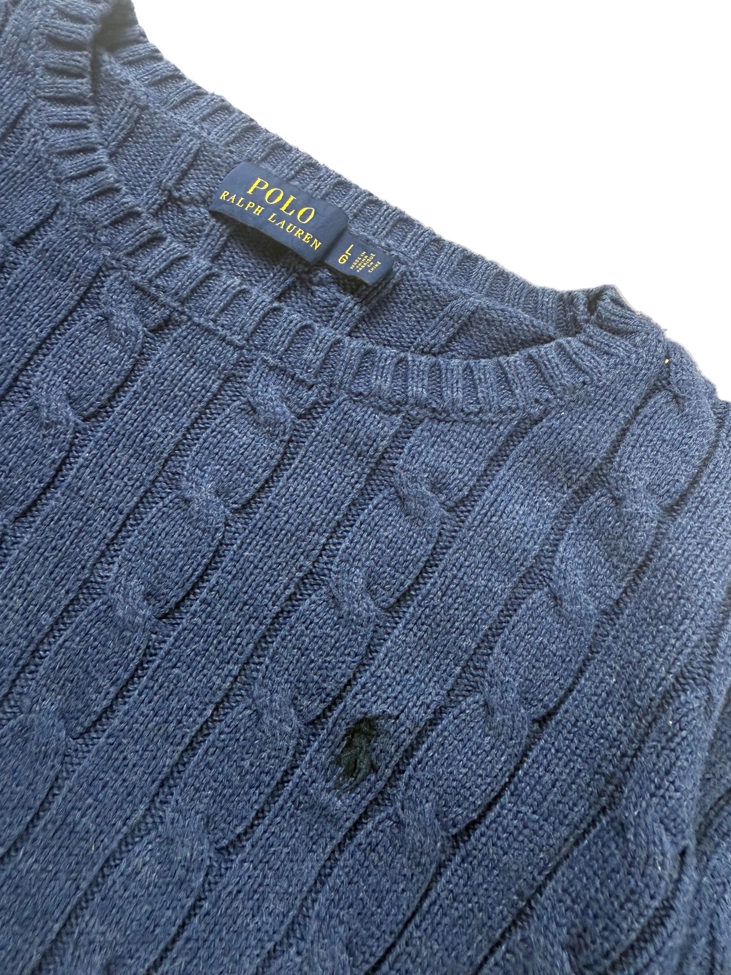 Ralph Lauren Cable Knit Sweater (S)