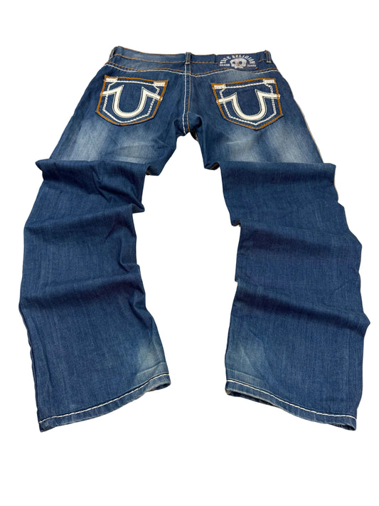 True Religion Jeans Blau (L)